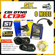 ESPADA RACING DYNO CDI UNIT 8 MODE LC135 V1-V7 PROGRAM CDI LC (CABLE + CD) NAIK RPM