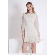 AMILA Dress AM-D1354 Chiffon Ankara Long Sleeve IGPU25-7