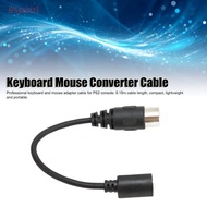ESPOIR Keyboard Mouse Converter, Plug-and-Play Converter Cable DIN 5 Pin Male to Mini DIN 6 Pin Fema