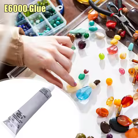Glue Strong Adhesive Clear E6000 Glue for DIY Rhinestones Painting Cloth Metal Fabric Crystal Jewelr