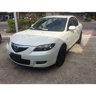 【FB搜尋桃園阿承】馬自達 超人氣MAZDA3跑14萬 2008年 1.6 白色 二手車 中古車