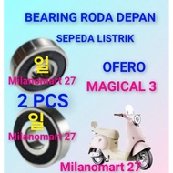 Electric bicycle front wheel bearing magical 3 lit laker electric bicycle front wheel bearing magica