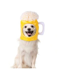 用可愛的啤酒帽讓寵物展現自己的風格-適用於打扮和戶外散步