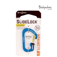 Nite Ize SlideLock Carabiner Aluminum 2 Blue