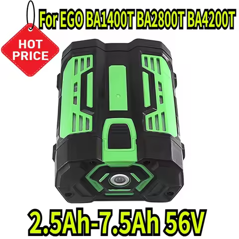 2.5Ah-7.5Ah for 56V BA1400T BA2800T BA4200T BA5600T BA6720T For EGO Electric Saw Lawn Mower Hair Dri