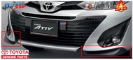 (ของแท้) สเกิร์ต กันชน หน้า สีดำ Black Front Bumper Spoiler ATIV และ Yaris 2017-2020 ติดตั้งง่าย เพิ
