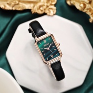 Small Small Green Watch Drainage Small Square Watch Women's Watch Retro Fashion Quartz Watch#G11.28#