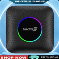 【New Arrival】 Wireless Carplay Android Auto AIทีวีกล่องAndroid 13.0 AIกล่องPlus 8 + 128GB/4 + 64GB Q