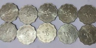 香港貳圓1990年10枚售
