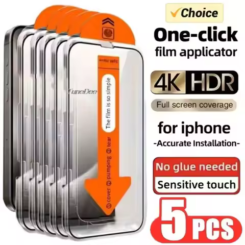 5/1Pcs For Xiaomi Poco F7 Pro Glass Poco F7 Tempered Glass Dust Free Protective HD 9H Full Cover Glu
