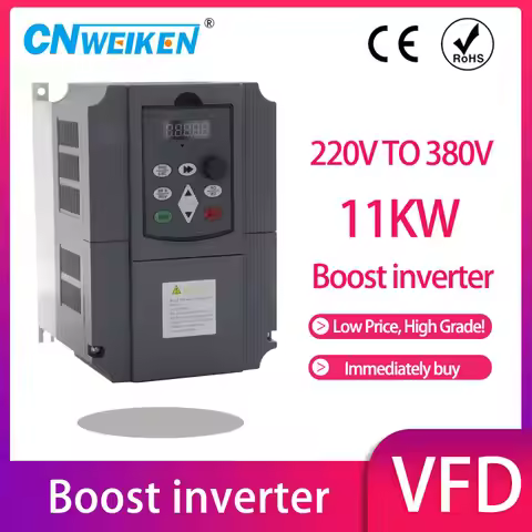 Step up boost converter inverter 220v to 380v 1.5KW/2.2KW/4KW/5.5KW/7.5KW/11KW 3 phase power transfo