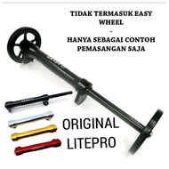 Litepro Extension extender easy Wheel Rod Rood Retracable Adapter Stand Parking Telescopic Telescopi