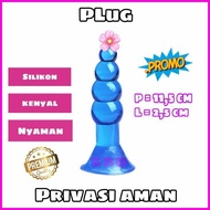 Plug Alat Bantu Wanita Pria Coli Bahan Silikon Premium Bisa Cod