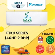 DAIKIN R32 INVERTER SMARTO 1.0HP ~ 2.0HP FTKH with WIFI ADAPTOR