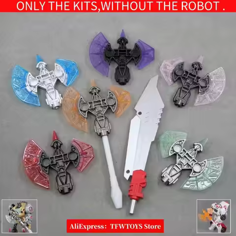 Knife Transparent Axe Weapons Upgrade Kit For SSGE WFC Ratchet SS86 Grimlock Accessories