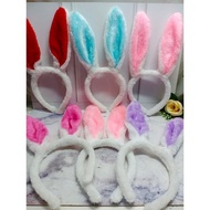 Soft bunny rabbit headband, contents 6 PCS, fur headband, plain bunny headband
