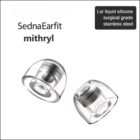 AZLA SednaEarfit Mithryl Eartips Surgical Stainless Steel LSR Liquid Silicone in Ear Earplug Cover F