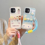 3D Sanrio Hello Kitty Cartoon Mirror Holder Phone Case For Realme 5 5i 5S 6i C3 C1 U1 2 Pro Cinnamor