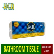 KCA Bathroom Tissue 8000 Ply (3ply x 10rolls) Toilet Paper (Extra 10%)