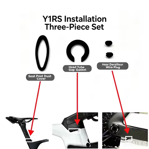 Seat Post Dust Cover Waterproof Rear Derailleur Wire Hole Plug Dust Ring Head Tube Spacer For Colnag