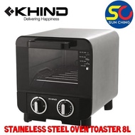 KHIND BREAD TOASTER OVEN OT08SS 8L