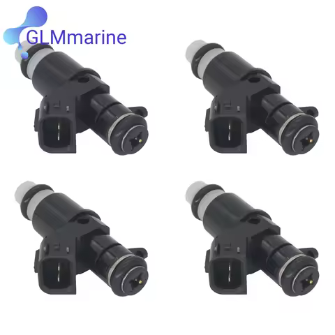 4 Pcs Fuel Injector Nozzle 8 Holes 16450-ZY6-003 for Honda 4 Sroke BF135 BF150 BF225 BF250 Outboard 