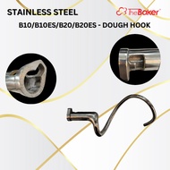ORIMAS/FRESH/OKAZAWA/GOLDEN BULL/THEBAKER/BERJAYA STAINLESS STEEL DOUGH HOOK MIXER B10/B10ES/B20N/B2