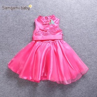P31484 Rose Embroidered Dress (2y, 3y, 4y, 5y, 6y, 7y)