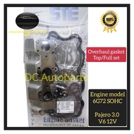 MITSUBISHI PAJERO 3.0 V6 SOHC 6G72 ENGINE HEAD TOP / FULL OVERHAUL GASKET SET