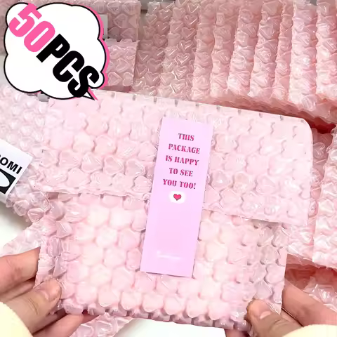 Heart Bubble Mail Self-Seal Packaging Small Business Supplies Shockproof Padded Envelopes Bubble Pin