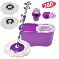 360 Easy Magic Floor Spin Mop Microfiber Rotating Head