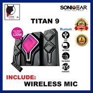 SonicGear Titan 9 BTMI Bluetooth Multimedia Speaker [Free Wireless Microphone]