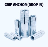 Galvanized Grip Anchor / Expansion Anchor (DROP-IN) 3/8"