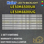 HAIER LE50K6500UA LE50K6600UG TV LED BACKLIGHT BARU READY STOCK LE50K6500 LE50K6600 50K6500 50K6600