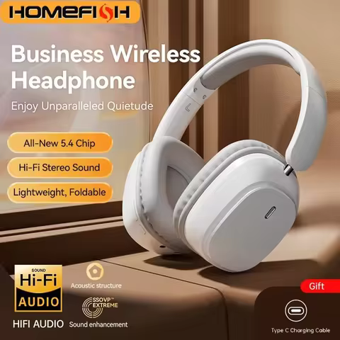 SY-T11 Wireless Headphones Bluetooth 5.3 Over Ear Headset With Mic Bass/Pop Mode Hi-Res HiFi Wired H