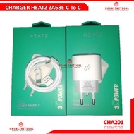 Heatz ZA68e Charger 20W fast charging with C to C cable