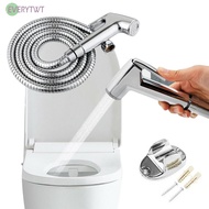 Toilet Shower Head Wall Hose Home Spray Handheld Bidet Kit  Shower ABS Sprayer