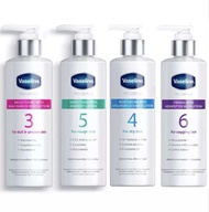 Vaseline pro derma body lotion (AHA เขียว , firming ม่วง, bright ชมพู , transition ) 250 ml วาสลีน โ