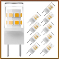 [chasoedivine.] 10pack G8 Bulb Warn White 3000K 3W Equivalent 20W-25W Halogen Bulb for Under Cabinet