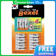 Pin Alkaline Bexel AAA 12 + 4