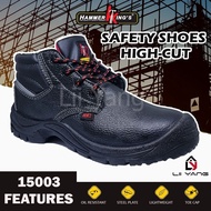 Safety Shoes Hammer King's HK2 Leather Safety Shoes Steel Cap Mid-Cut Kasut Safety Kasut Safety Boot