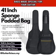 Standard Size Sponge Padded Acoustic Guitar Bag 39 inch / 41 inch (B39 / B4)Thickening Backpack Doub