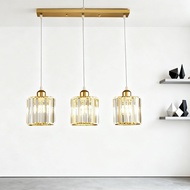 Modern Crystal Staircase Pendant Light | Hanging Lamp Chandelier | Lampu Gantung Tangka Kristal | La