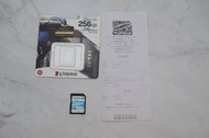 Kingston Canvas Go! Plus 記憶卡 256Gb SDXC 2022版 Read:170MB/s Write:90MB