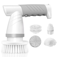 Electric Spin Scrubber, Bathroom Scrubber Rechargeable Shower Scrubber for Cleaning Tub/Tile/Floor/S