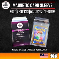 【Morgan Games】[Ready Stock] 100pcs Resealable Sleeves for Magnetic Card Case | 82 x 116mm