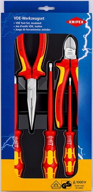 Knipex 00 20 13 VDE Tool Set Screwdriver Pliers insulated 5 Piece