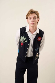 Pickle Projects— In my hay day hand embroidered vest (ปักด้วยมือ)