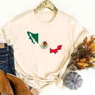 Mexico top tees girl goth kawaii japan t shirt vintage Retro gothic