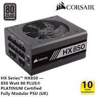 CORSAIR HX850 850W 80+ Platinum Full Modular ATX PSU (CP-9020138-UK)